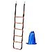 CAQYPVH Lightweight, Practical, Non-Slip, Portable Boat Rope Ladder for Inflatable Boat Or Sailing Boat, 6 Steps 30x204cm