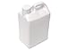 2.5 Gallon Plastic F-Style Jug, Pack of 4