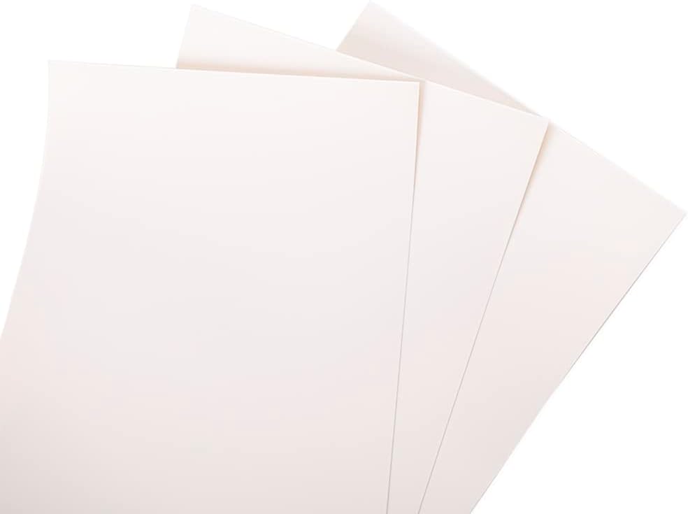 Adhesive Diffusion Film 8.2x11.8inches/ 21x30cm Soft Light Sheet Lighting Diffuser Filter for Softening Led Lights, 3 Pack
