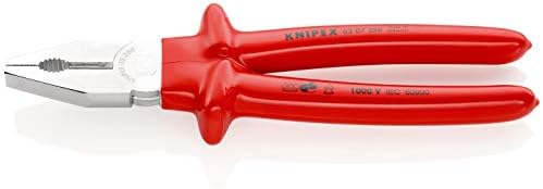 Knipex Szczypce uniwersalne fosforanowane, czarne, z wielokomponentowymi nasadkami 180 mm karta do sprzedaży w systemie (samoobsługi/blister) 03 02 180 SB