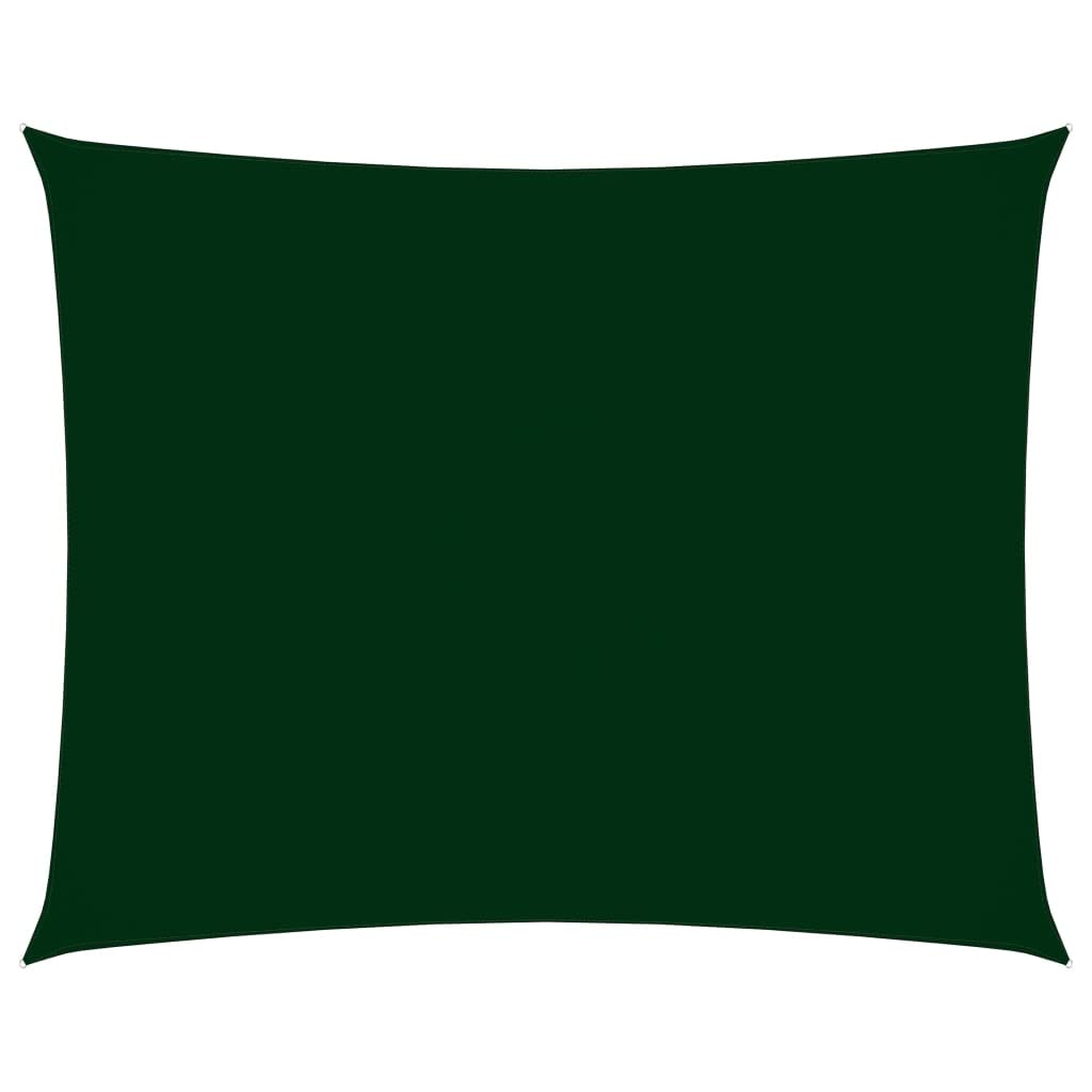 vidaXL Sunshade Sail Sun Sail Trap Sunscreen Sunshade Sail Patio Shade Shade Canopy Outdoor Garden Oxford Fabric Rectangular 3x4.5 m Dark Green โ image 1