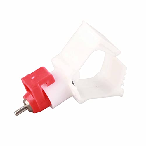 Bico Bebedor de Frango, Bebedor Automático de Aves Com Tubo de 20 Peças para Galinha Poedeira, Pato,