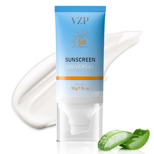 Travel Essentials Face Sunscreen SPF 50 for Women – Broad Spectrum UVA/UVB, Oxybenzone-Free –...