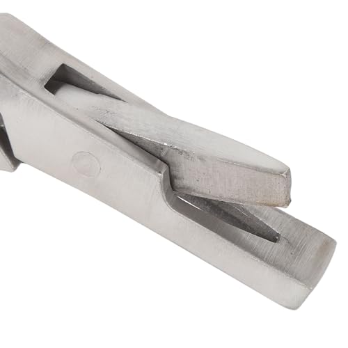 Nurnesy Alicate de orelha notcher em forma de U de aço inoxidável, equipamento agrícola eficiente pa