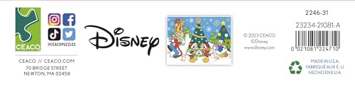 Ceaco 2246-31 Disney - Mickey And Friends - Holiday Love - 300 Oversized Piece Jigsaw Puzzle thumb #5