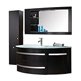 mobile colonna bagno mondo convenienza Alicia - Mobile da bagno in MDF (legno) nero