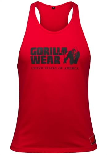 GORILLA WEAR - Classic Tank Top - Red - L