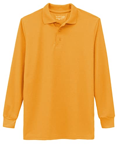 Galaxy by Harvic Boys Long Sleeve Polo Shirts