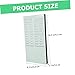 STOBOK Attendance Card Holder Rack Slot Organizer for Student Exam Papers Lightweight Design Wall-mountable Attendance Machine Accessory for Office Use