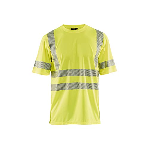 Camiseta amarilla de alta visibilidad y protección UV para exterior XS