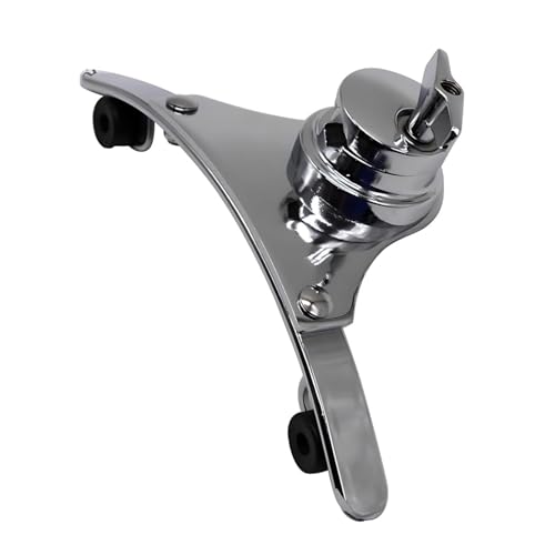 Generic Adjustable 10 In Tom Drum Mount, Metal Rack, Silver