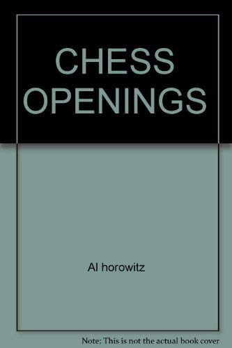 CHESS OPENINGS 067113390X Book Cover