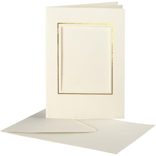Creativ Company 23726 10-Piece Passepartout Card, Off-White - Image 2