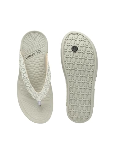 Image of Carlton London women's Textured Thong Comfort Sandals