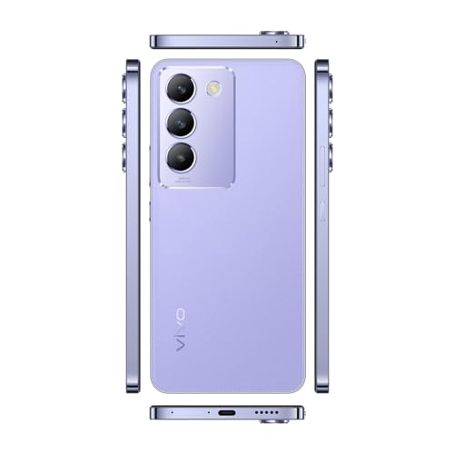 Image of vivo V30 Lite 5G (Leather Purple, 12GB+12GB RAM, 256GB) 120Hz AMOLED Display | Dual Stereo Speaker