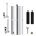 Waterdrop 2.25G Gravity-fed Water Filter System, with 2 Sight Glass Spigots, NSF/ANSI 42&372 Standard, PFAS, Chlorine and Lead Reduction, for Home, Camping, RVing, Off-Grid, Emergencies