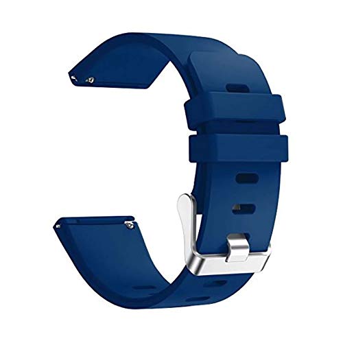 Pulseira Silicone para Fitbit Versa - Fitbit Versa 2 - Fitbit Versa Lite - Marca Ltimports (Azul Mar