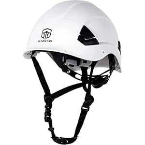 Schutzhelme – Arbeitshelm für die Baustelle – Weiß – mit Lüftungsschlitzen und verstellbarem Kopfband