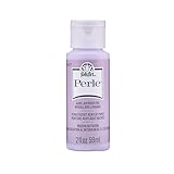 FolkArt Perle Acrylic Craft Paint, Lavender Fog, 2 fl oz