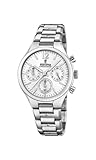 Festina Damen Chronograph Quarz Uhr mit Edelstahl Armband F20391/1