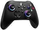 ECHTPower Wireless Switch Controller for Switch/PC/iOS/Android,1000mAh Switch Pro Controller with 9 Color RGB Light, Bluetooth Switch Controller with Macro Buttons, 6 Axis Gyro, Dual Vibration, Turbo
