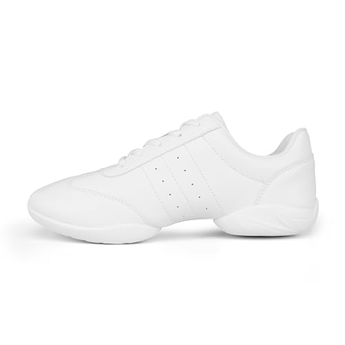 White Cheer Shoes Girls Cheerleading Sports Training Athletic Tennis Shoes 7M by ARCLIBER - Image 4