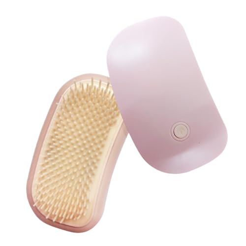 Kustimantu - Herramienta de masaje eléctrica para el cuero cabellido, aparato de masaje craneal, accesorio relajante ducha spa con cepillos estimulantes para tensión nuca y cráneo hombres