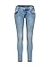 Produktbild Herrlicher Damen Touch Cropped Jogg Denim Slim Jeans, Blau (Freshly 797), 36 (Herstellergröße: 27)