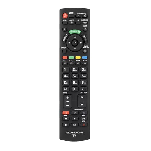 Télécommande TV N2QAYB000752 N2QAYB000572 N2QAYB000487 EUR7628030 de remplacement