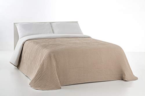 Vialman Colcha, Beig, Cama de 180 cm: 270cm X 270cm