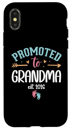 Promoted to Grandma est 2026 Nana 1st Time Grandmother to Be �X�}�z�P�[�X iPhone X/XS �p