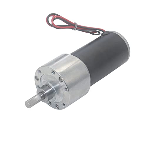 Motor de engranaje de reducción tubular DC 12V 24V de metal de alto torque