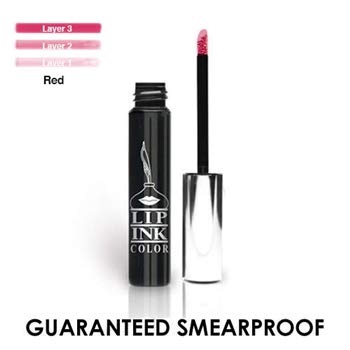 Lip Ink Liquid Lip Color Lipstick - True Red | Natural & Organic Makeup for Women International | 100% Organic, Kosher, Vegan