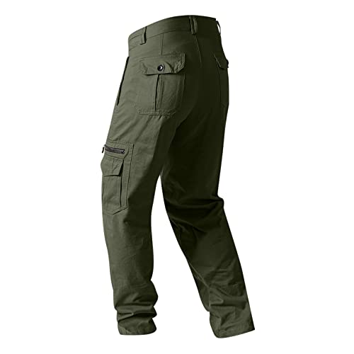 Generisch Outdoor Ausrüstung Berghose Herren Arbeitshosen Männer Jeans Jagd Kleidung Herren Latzhose Herren Winterhose Fahrrad Herren Track Pants Schnittschutzhose Armeegrün XL