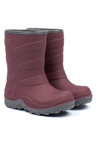 Mikk-line Gummistiefel Kinder Gefüttert 30 | Wasserdichte...