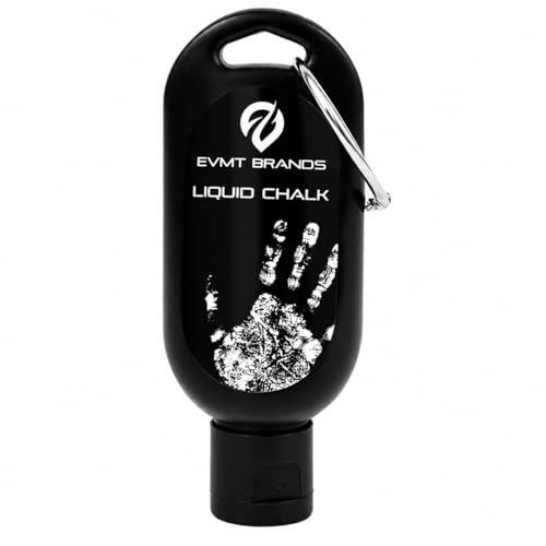 EVMT Brands Liquid Chalk, Mess Free Gym Chalk for Weightlifting, Gymnastics, Rock Climbing. Sweat...
