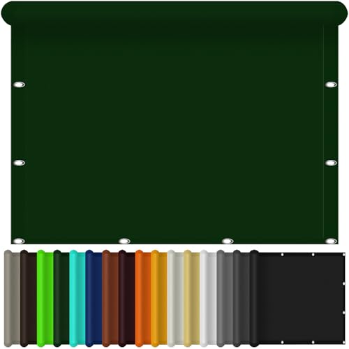Toile ombrage coupe-vent sans perçage pour protection UV jardin - 2