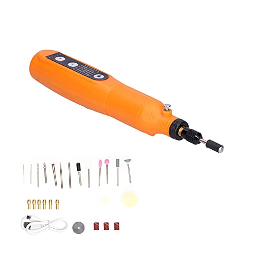 Taladro inalámbrico USB Hyuduo con motor de latón y 5 velocidades ajustables miniatura 1