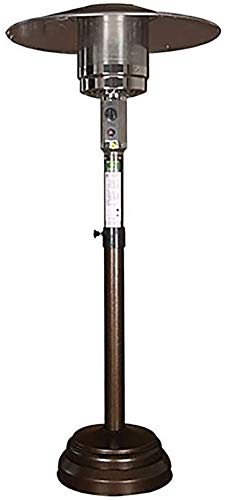Heizpilze Propan Edelstahl - 13kW Freistehende Infrarot-Strahler frei einstellbare Höhe für Hotels, Bars, Restaurants, Cafes, Terrassen