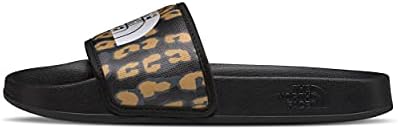 THE NORTH FACE Women's Base Camp Slide III, Arrowwood Yellow Leopard Print/TNF Black, 8