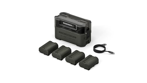 Image of Tilta LP-E6P Battery Charging Kit with 4 USB-C Rechargeable Batteries - Compatible with Canon EOS R5 Mark II, R6 Mark II, R7, R6, R5, R, 5D IV, 6D, 7D II, 90D, 80D, 70D, 60D, 60Da - Green