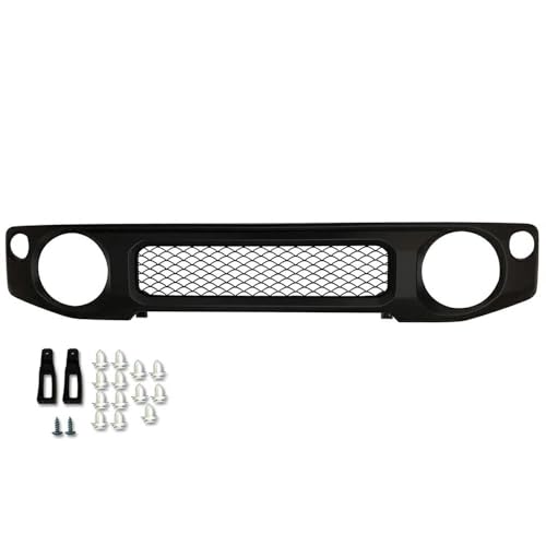 APLAB ジムニーシエラ JB64W JB74W フロントグリル H30.7〜 未塗装 ABS製 外装パーツ ウェイブ メッシュ エンブレムレス ラジエーター エアロパーツ 車用品 スズキ ジムニー 即納