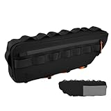 de almacenamiento multicapa: Este bolso para cuadro de bicicleta cuenta con un diseño de compartimentos múltiples que permite organizar y separar herramientas, objetos personales y accesorios de ciclismo. Esta organización eficiente reduce el desorden y facilita el acceso rápido a lo necesario durante travesías largas, sin perder tiempo buscando entre los objetos mezclados, mejorando así la experiencia en la .