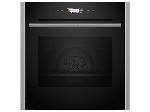 Neff N 70 B24CR31N0 four 71 L A Noir, Acier inoxydable
