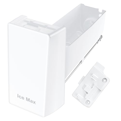 Upgraded DA97-20156A RF28R7201SR RF27T5201SR RF27T5501SR RF28R6201SR Refrigerator Ice Container Compatible with Samsung Ice Tray Replacement DA97-20156B Samsung Ice Bucket RF28HMEDBSR Ice Maker Bin