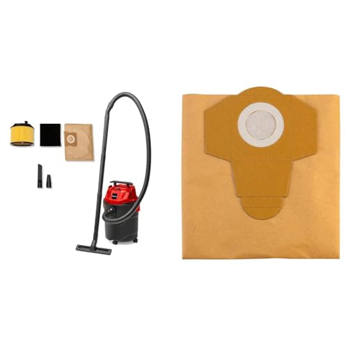 Einhell Nass-Trockensauger TC-VC 1820 (1.250 Watt, 180 mbar Saugleistung, 20 L Auffangbehälter, Blasanschluss, Tragegriff, inkl. Düsen, Filter und 6x Schmutzfangsack)