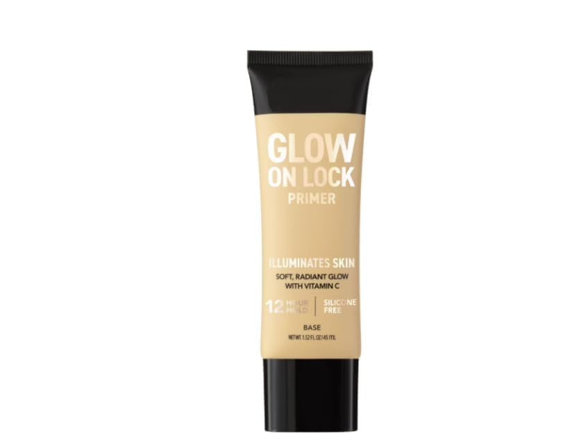 Hard Cand~y Glow On Lock Water-Based Illuminating 12-Hour Hold Face Primer with Vitamin C, 1.52 fluid ounces