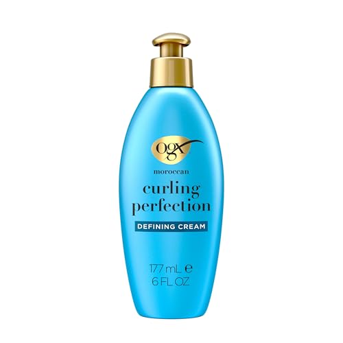 OGX Argan Oil of Morocco Curl-Defining Styling Cream, Anti-Frizz Curl