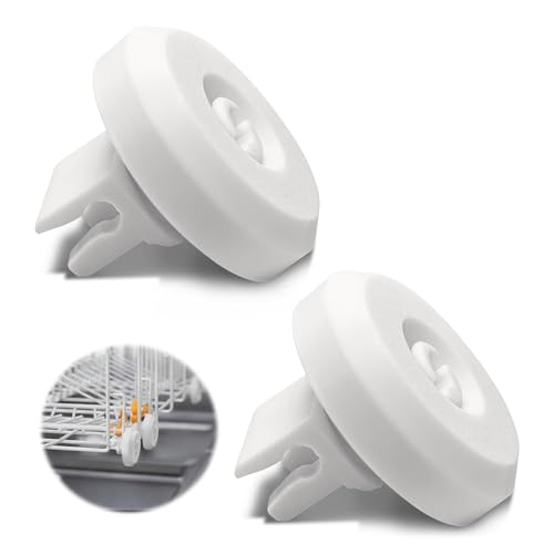 Geschirrspüler Korbrolle Unten für Miele 2372352 - 2 Stück Rollen Geeignet für Miele Geschirrspüler Ersatzteile 2372352, Laufrolle für Spülmaschinen Geschirrkorb Unten, Rolle für Spülmaschinenkorb