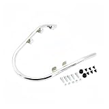 Materiale: metallo SRTYDCUR Compatibile Con Vespa Sprint Primavera 125 150 Parafango Anteriore For Moto Paraurti Protezione Telaio 2014-2021(Sliver)